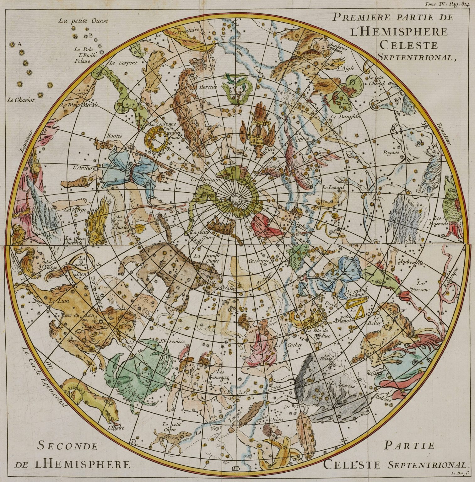 Constellations of the Northern and Southern Hemispheres - CartaHistorica