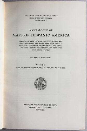 Full article: The American Geographical Society's Map of Hispanic America:  Million-Scale Mapping between the Wars
